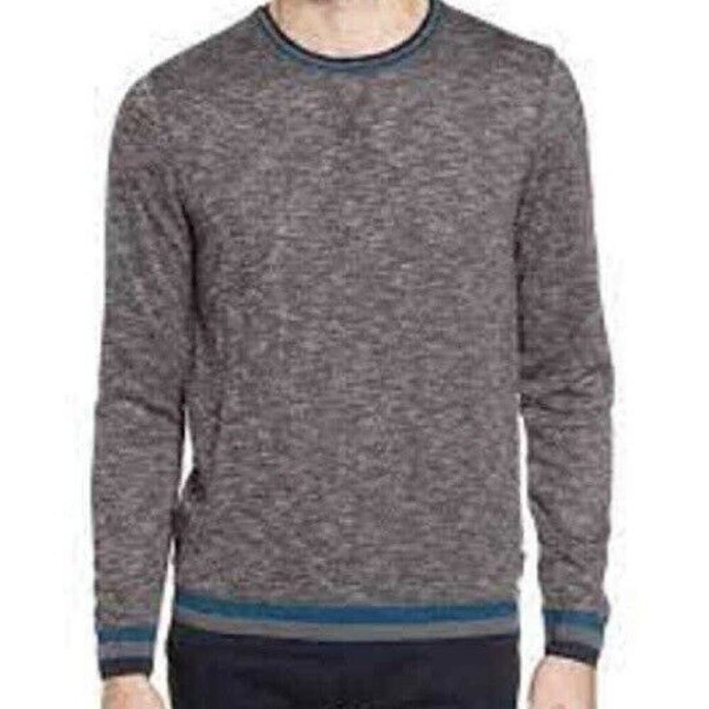 Ted Baker London Sweater Mens Size Small Heather Gray Crew Neck Jumper